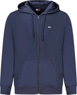 Swetry męskie - Niebieski bawełniany sweter męski Tommy Hilfiger - L - miniaturka - grafika 1