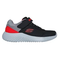 Buty dla dziewczynek - Buty Skechers Bounder-Trekzic Jr 403908L-BKRD czarne - miniaturka - grafika 1