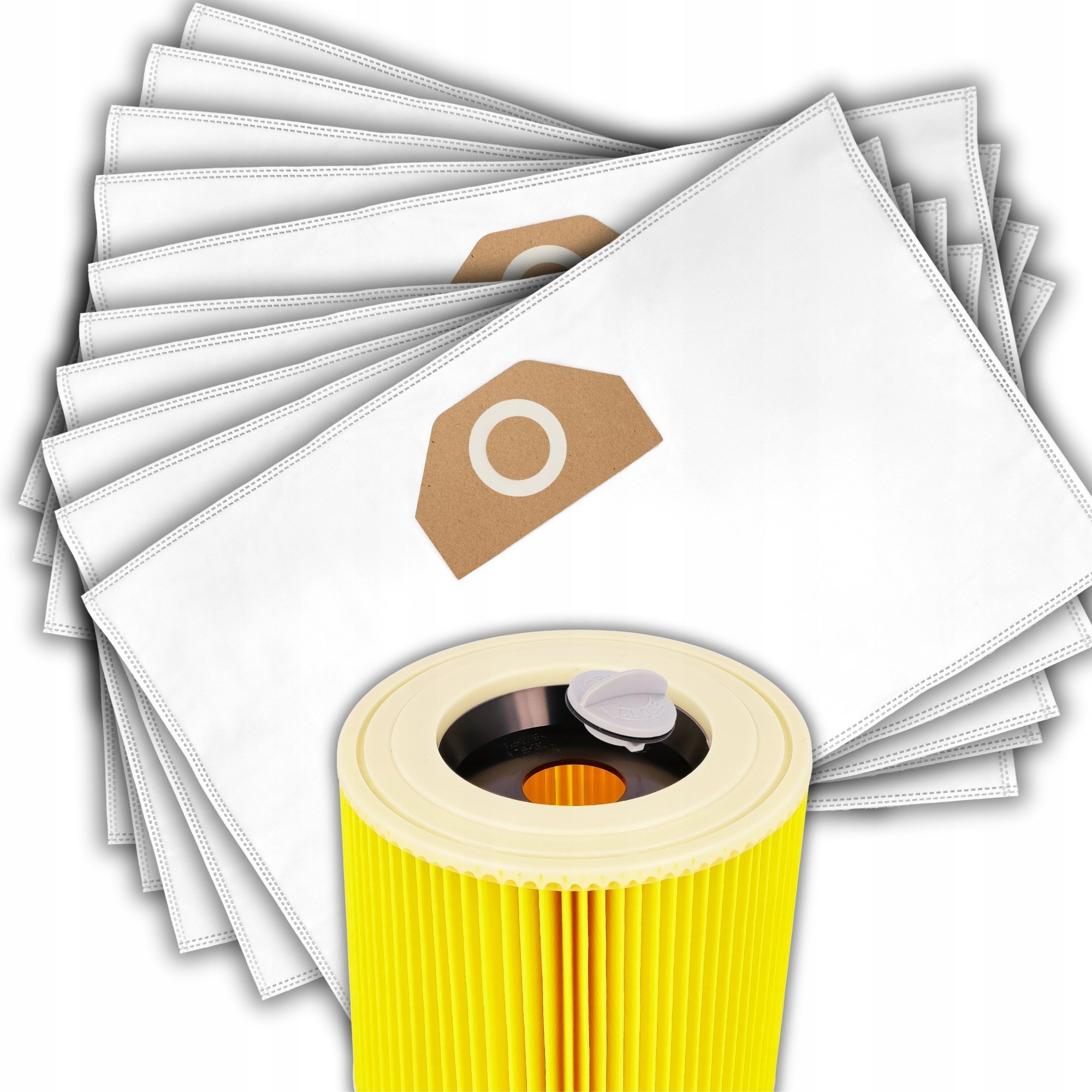 Worki Do Odkurzacza Karcher WD3 10x Worek Wd 3 Wd Wd 6 Se 4001 Plus Filtr