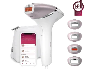 Philips Lumea IPL BRI947/00 SenseIQ Czujnik SmartSkin Biało-fioletowy - Depilatory i golarki damskie - miniaturka - grafika 1