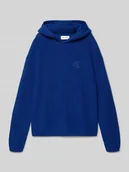 Swetry dla chłopców - Bluza z kapturem z imitacji dzianiny - miniaturka - grafika 1