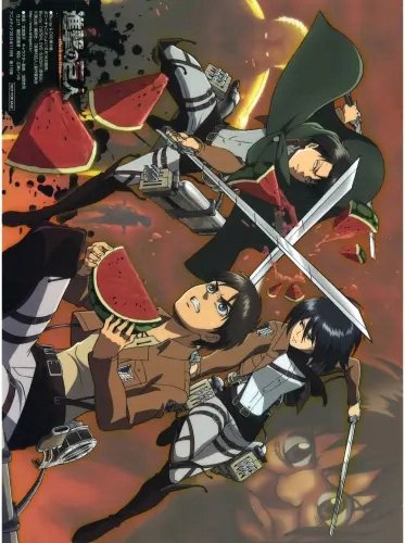 Plakat Anime Attack on Titan aot_014 A2 (custom)