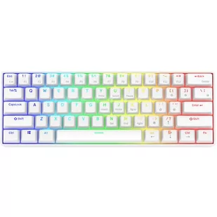 Krux Neo PRO White RGB Wireless Gateron Yellow KRX0113 - Klawiatury - miniaturka - grafika 1