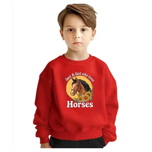 BLUZA DZIECIĘCA KOŃ DZIEWCZYNA KOCHA KONIE 146-152 DLA CHŁOPCA DZIEWCZYNKI - Bluzy dla dziewczynek BLUZA DZIECIĘCA KOŃ DZIEWCZYNA KOCHA KONIE 146-152 DLA CHŁOPCA DZIEWCZYNKI - Bluzy dla dziewczynek - miniaturka - grafika 1