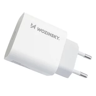 Wozinsky szybka ładowarka sieciowa EU USB Typ C Power Delivery 20W + kabel przewód USB Typ C / Lightning 1m biały - Kable USB - miniaturka - grafika 2