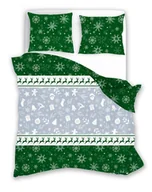 Pościel - Faro Pościel zimowa Scandic bawełna świąteczne prezenty160x200+2x70x80 cm - miniaturka - grafika 1