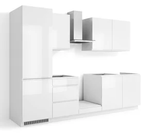 Zestaw Mebli Kuchennych Rimini 300 Biały Połysk - Meble kuchenne - miniaturka - grafika 1