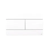 Przyciski spłukujące - Przycisk spłukujący do stelaża Slim Oli Biały Oli - miniaturka - grafika 1