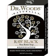 Mydła - Dr Woods Dr.Woods Products Mydło kastylijskie w kostce, BLACK EXFOL 5.25 OZ (opakowanie po 2 szt.) - miniaturka - grafika 1