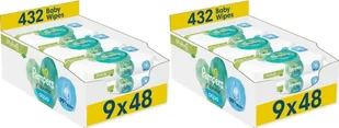 Pampers Chusteczki nawilżane Harmonie Aqua 0% plastiku 18x48 szt. - Chusteczki nawilżane - miniaturka - grafika 1