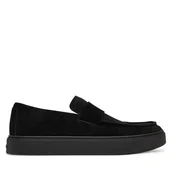 Półbuty męskie - Lordsy Calvin Klein Hybrid Clean Cup Loafer Band Su HM0HM02161 Czarny - miniaturka - grafika 1