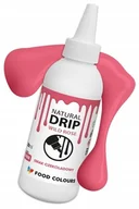 Dodatki do ciast w proszku - Polewa Czekoladowa Drip Sos Na Tort Deser Monoporcje RÓŻOWY 100ml - miniaturka - grafika 1