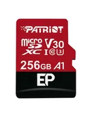 Karty pamięci - Patriot EP Series 256GB MICRO SDXC V30, up to 100MB/s - miniaturka - grafika 1