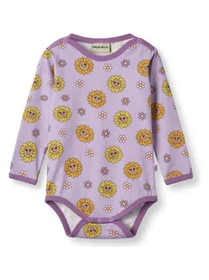 Småfolk Body w kolorze fioletowym - Body dla niemowląt - miniaturka - grafika 1