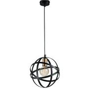 Lampy sufitowe - KET Loftowa LAMPA wisząca KET184 industrialna OPRAWA metalowy zwis czarny KET184 - miniaturka - grafika 1