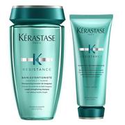 Zestawy kosmetyków damskich - Kerastase Resistance Extentioniste | Wzmacniający zestaw do włosów długich kąpiel 250ml + odżywka 200ml - miniaturka - grafika 1