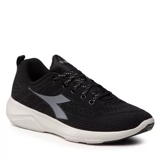 Buty sportowe damskie - Diadora Buty X Run Light 6 W 101.176886 01 C0787 Black/Silver - grafika 1