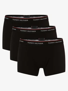 Tommy Hilfiger Obcisłe bokserki pakowane po 3 szt. Mężczyźni Bawełna czarny jednolity, XL - Majtki męskie - miniaturka - grafika 1