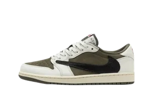 Jordan 1 Retro Low OG SP Travis Scott Medium Olive - Buty sportowe męskie Jordan 1 Retro Low OG SP Travis Scott Medium Olive - Buty sportowe męskie - miniaturka - grafika 1