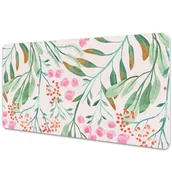 Podkładki na biurko - Mata ochronna na biurko Jarzębina liście 90x45 cm - miniaturka - grafika 1