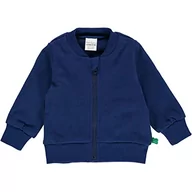 Bluzy i sweterki niemowlęce - Fred's World by Green Cotton Sweat Zip Jacket Baby, Deep Blue, 74 - miniaturka - grafika 1