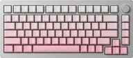 Klawiatury - Akko AKKO MonsGeek M1W SP Pink&White Gaming-Tastatur, Wireless, RGB, V3 Piano Pro Switch - silber, ANSI US 6975351383307 - miniaturka - grafika 1