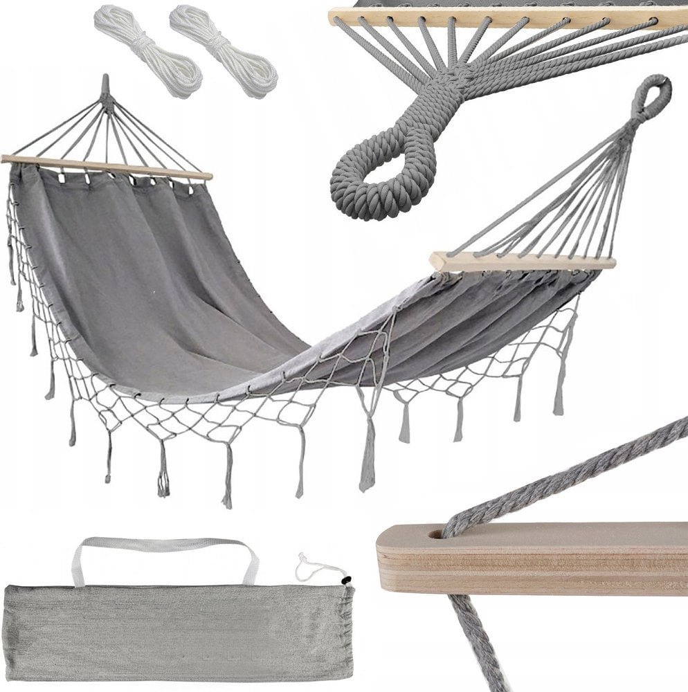 Verk Hamak ogrodowy wiszący huśtawka bujak xl duży pokrowiec