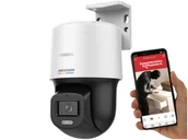 Kamery IP - Kamera obrotowa IP PTZ Hikvision DS-2DE2C400SCG-E 4MPx ColorVu, Audio, LED 30m - miniaturka - grafika 1