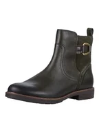 Botki damskie - MARCO TOZZI Damskie botki Zip+Slip 2-25301-43, Olive Comb, 36 EU - miniaturka - grafika 1