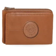 Portfele - Pepe Jeans Cracker Portfel z uchwytem na karty Beżowy 11x7x1,5 cm Skóra by Joumma Bags, beż, Talla única, Portfel na karty - miniaturka - grafika 1