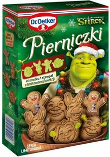 DR OETKER CIASTO PIERNICZKI SHREK 260G - Dodatki do ciast w proszku - miniaturka - grafika 1