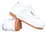 Sneakersy damskie - Buty damskie Reebok Club C Extra GZ2424 białe sneakersy skórzane - miniaturka - grafika 1