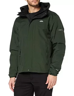 Kurtki męskie - Trespass donelly wodoodporność kurtka kurtka przeciwdeszczowa/funkcja/warunki atmosferyczne kurtka z kapturem einrollbarer dla mężczyzn,, zielony, xl MAJKRAL20005_OLIXL - grafika 1