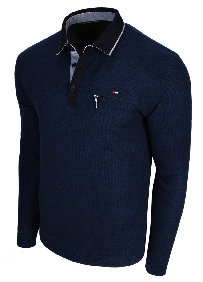 Sweter męski bluza ciepły modny wygodny bawełniany z kieszonką na prezent