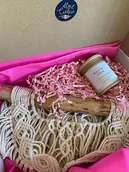 Świece - Zestaw prezentowy box makrama i świeca - miniaturka - grafika 1