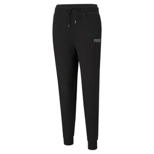 Spodnie damskie Puma Modern Basics High czarne - Spodnie damskie - miniaturka - grafika 1