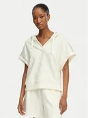 Bluzy damskie - BOSS Bluza Mirage 50561076 Kremowy Relaxed Fit - miniaturka - grafika 1