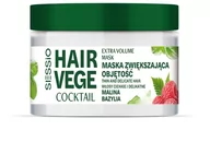 Maski do włosów - SESSIO Hair Vege Coctail Maska zwiększająca objętość do włosów cienkich i delikatnych - Malina i Bazylia 250ml - miniaturka - grafika 1