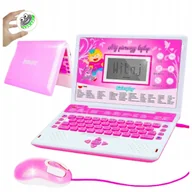 Zabawki interaktywne dla dzieci - LAPTOP ZABAWKOWY DLA DZIEWCZYNKI LAPTOP DLA DZIECI EDUKACYJNY 120 OPCJI - miniaturka - grafika 1