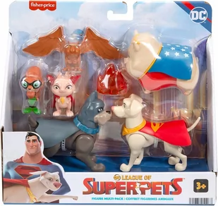 Mattel Zestaw figurek Superzwierzaki HGL00 Raty HGL00 - Figurki dla dzieci - miniaturka - grafika 3