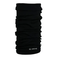 Czapki i chusty sportowe damskie - Chusta wielofunkcyjna bandana Viking Merino Regular 4332 09 czarny - miniaturka - grafika 1