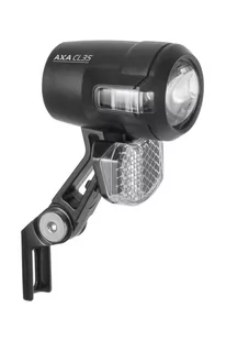 AXA Compactline 35 Steady reflektor rowerowy dla dorosłych, uniseks, czarny, jeden rozmiar - Lampki rowerowe - miniaturka - grafika 1