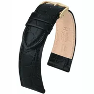 Akcesoria do zegarków - Czarny pasek skórzany 20 mm HIRSCH Crocograin 12302850-1-20 (M) RATY | GRATIS WYSYŁKA | GRATIS ZWROT DO  1 ROKU | 100% ORYGINAŁ!! - miniaturka - grafika 1