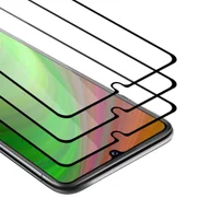 Szkła hartowane na telefon - 3X Szkło Hartowane Do Huawei P Smart S Folia Pancerna Ochronny W Przezroczysty Z Czarnym Tempered Glass Cadorabo - miniaturka - grafika 1