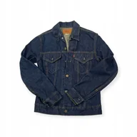 Kurtki damskie - Jeansowa kurtka damska guziki Levi's 34 - miniaturka - grafika 1