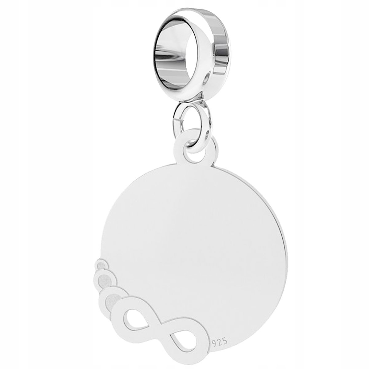 Charms Blaszka Nieskończoność srebro 925