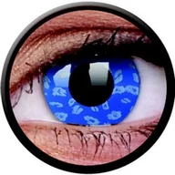 Soczewki kontaktowe - Maxvue Vision Crazy Lens - Blue Leopard, 2 szt moc 0.00 - miniaturka - grafika 1