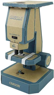 Carson OG-100 Optigami DYI Cardboard Microscope - Mikroskopy i lupy - miniaturka - grafika 1