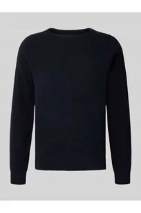 Sweter z dzianiny z okrągłym dekoltem model DANTE - Blend - Swetry męskie - miniaturka - grafika 1