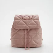 Plecaki - Reserved - Pikowany plecak - Różowy - miniaturka - grafika 1